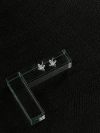 S925 sterling silver four-petal small flower pearl stud earrings Specification image